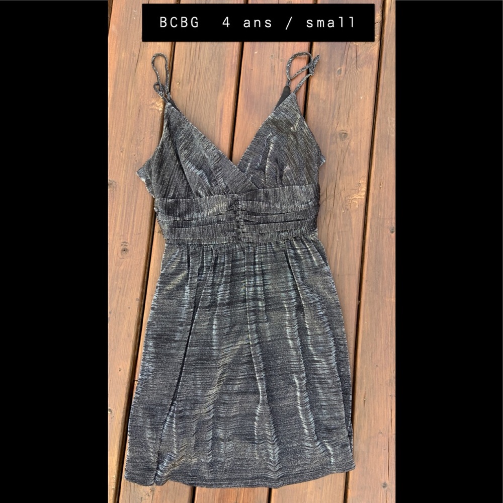 BCBG Silver dress